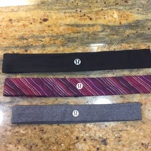 Set of 3 Lululemon headbands